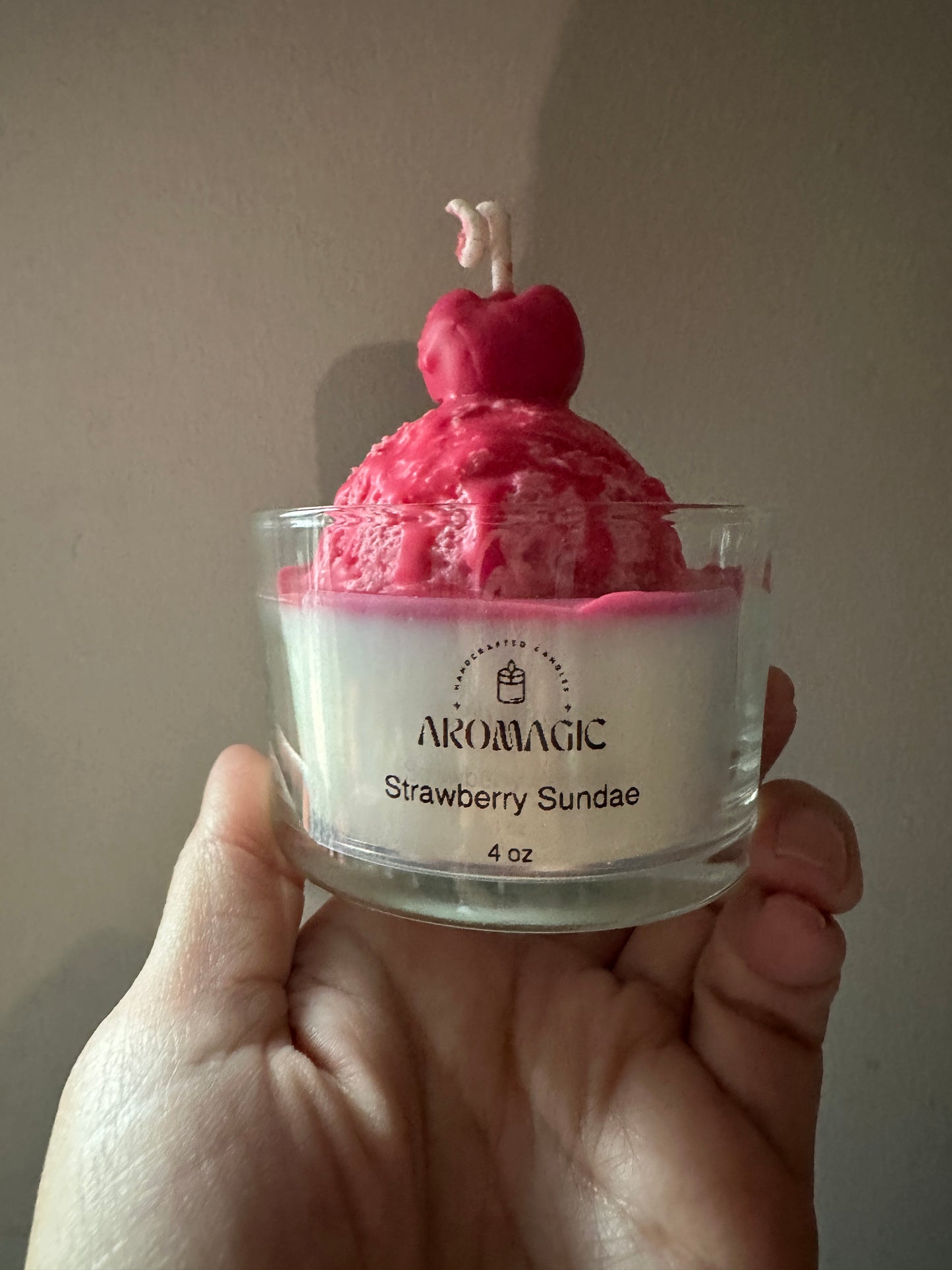Strawberry Sundae Candle