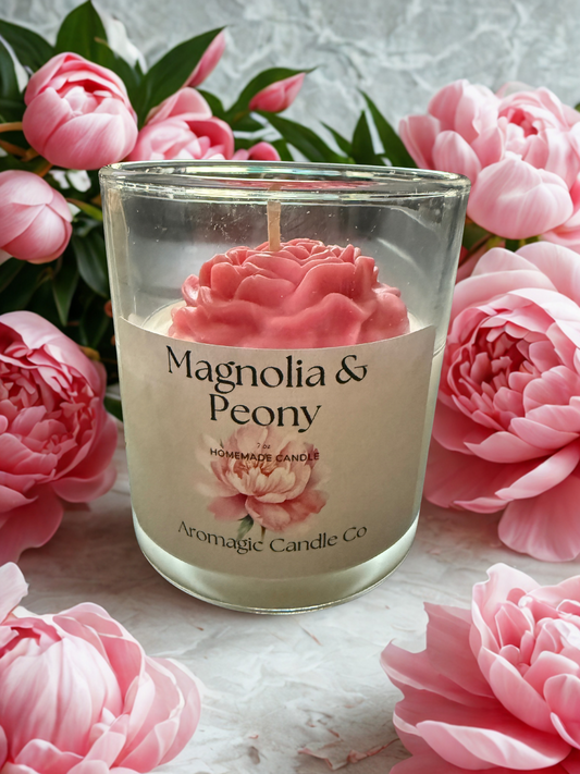 Magnolia and Peony Candle