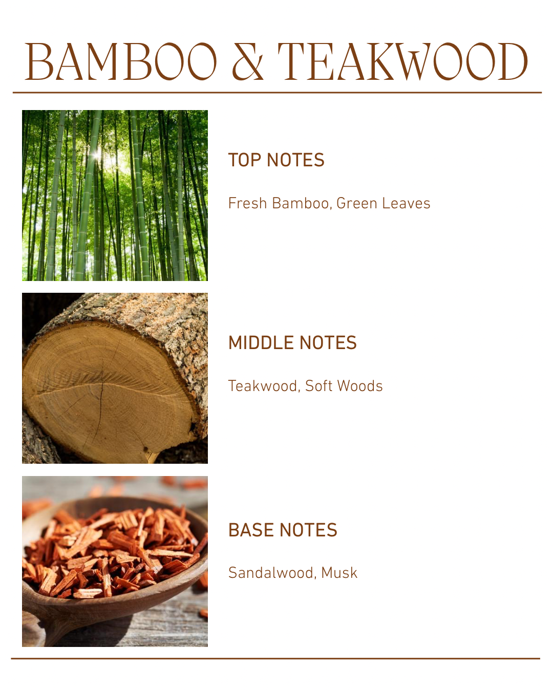 Bamboo&Teakwood Candle