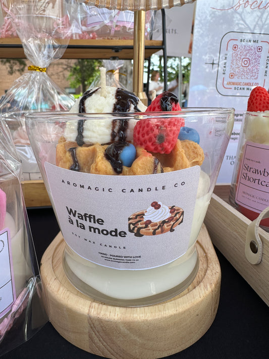 Waffle à la Mode Candle