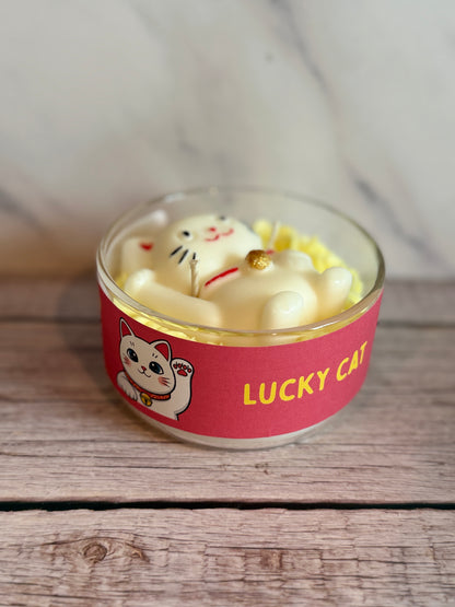 Lucky Cat Candle