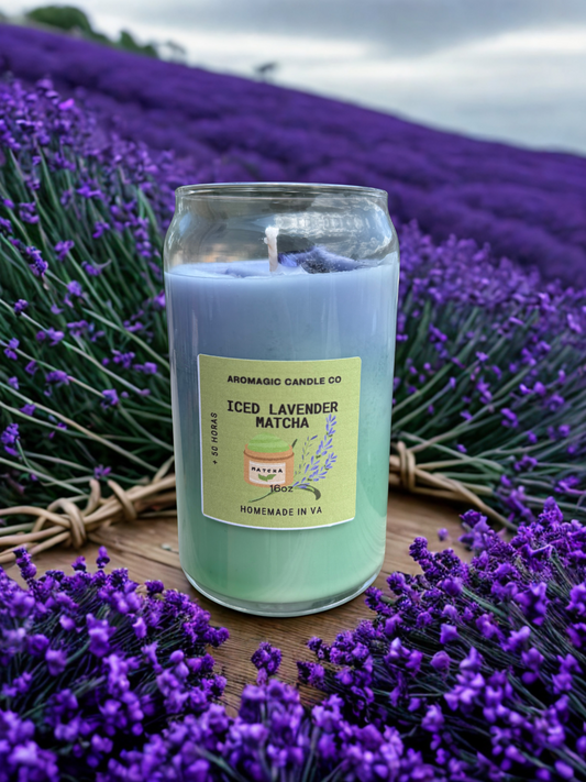 Iced Lavender Matcha candle