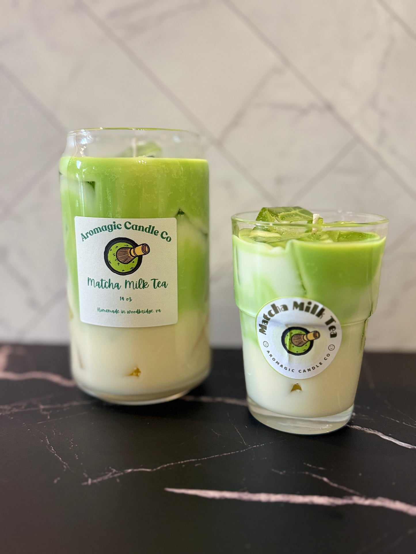 Matcha Milk Tea Candle