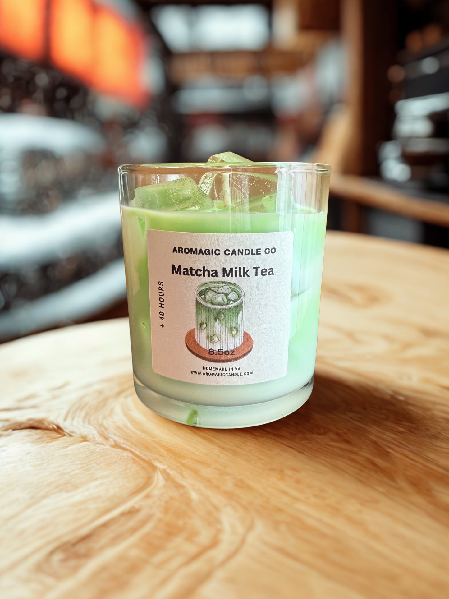Matcha Milk Tea Candle