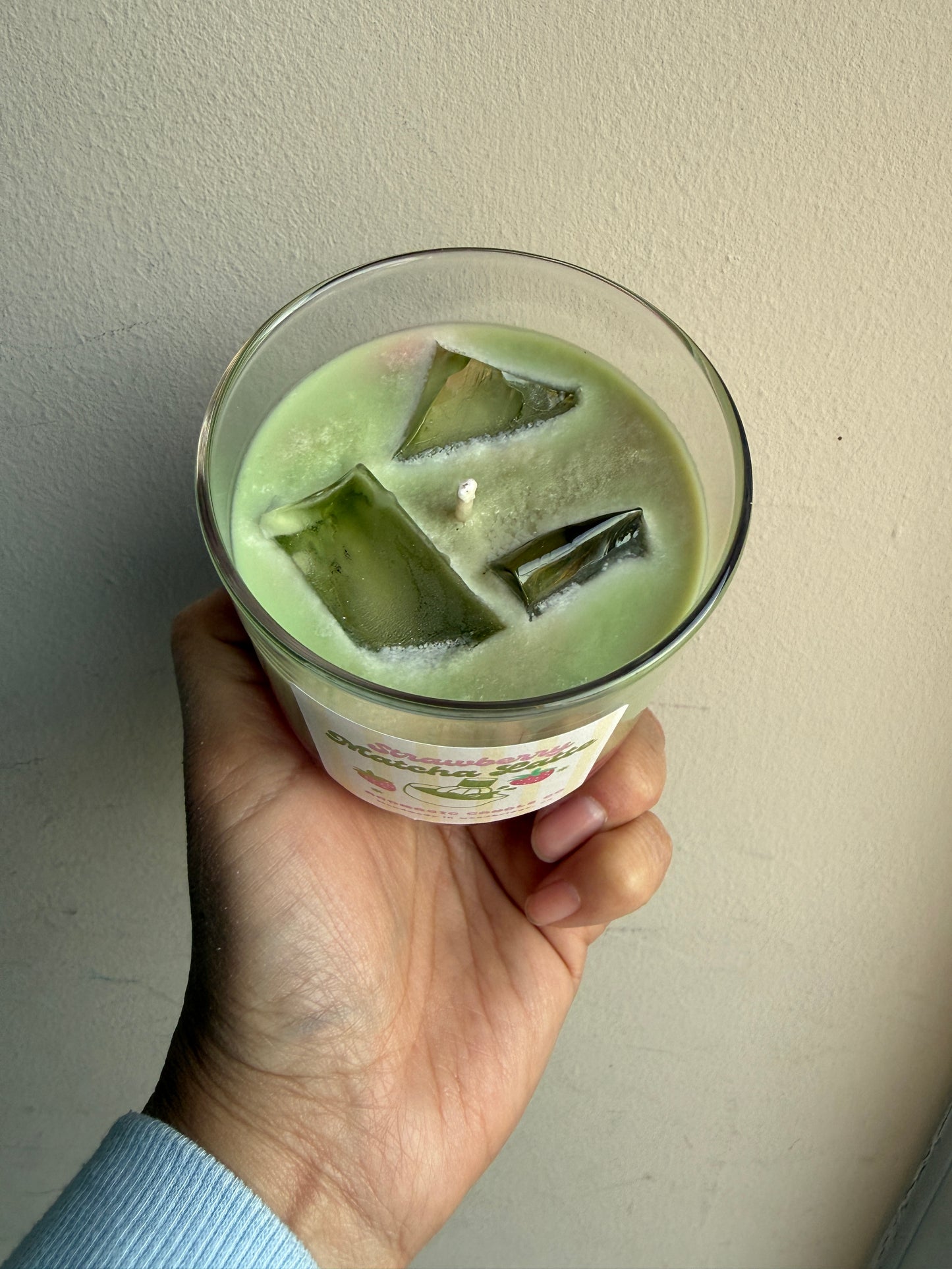 Strawberry Matcha Latte Candle