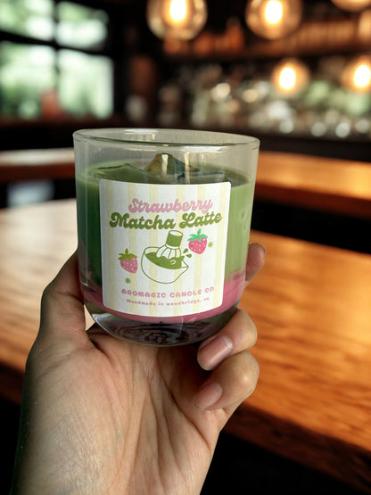 Strawberry Matcha Latte Candle