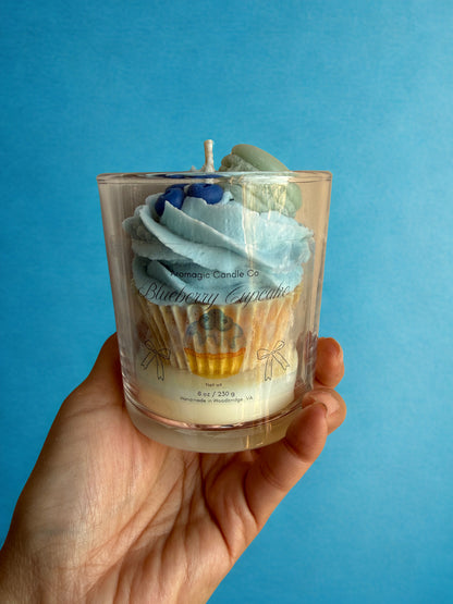 Blueberry Cupcake Candle
