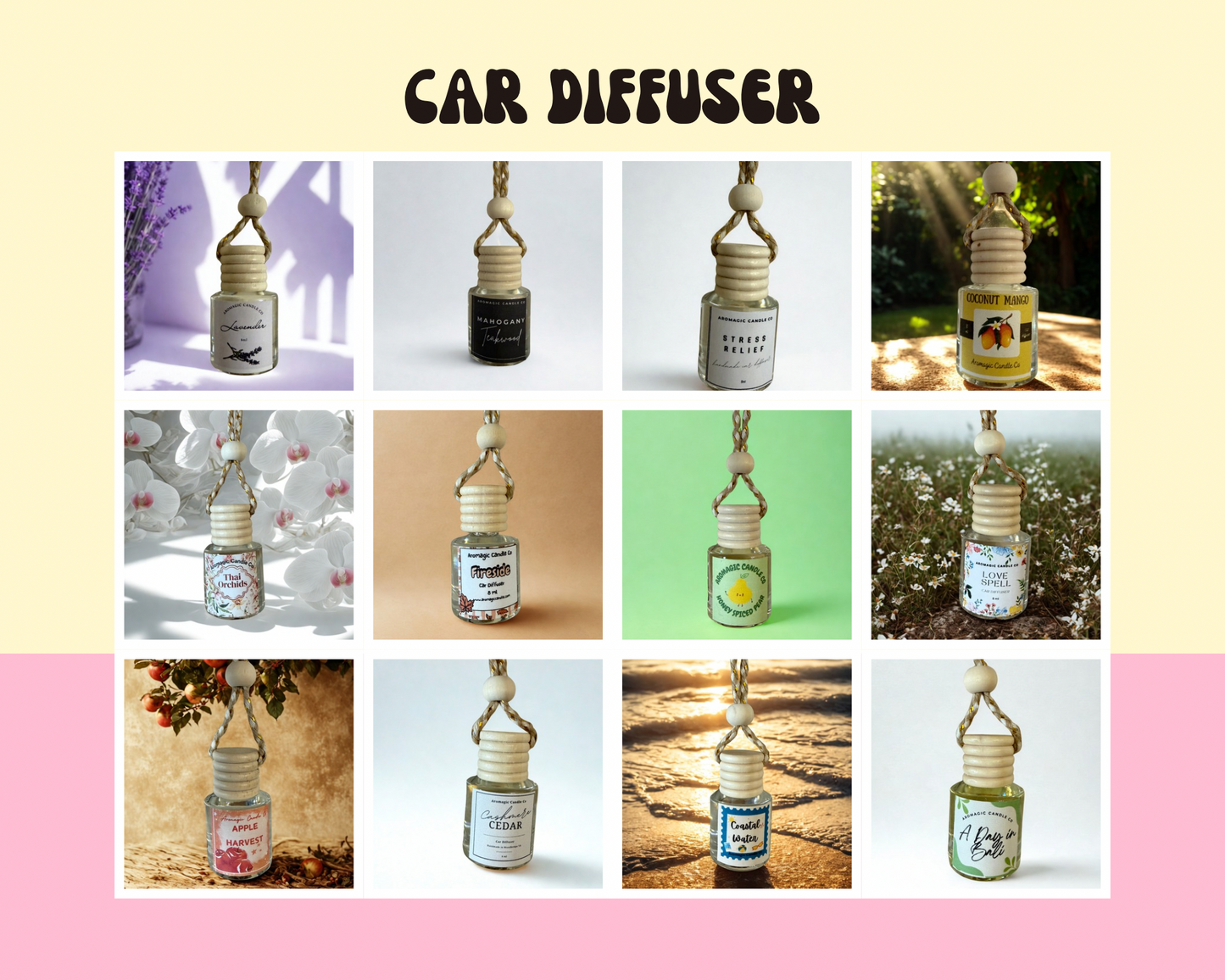 Car Diffusers (BUY 3 FOR $20)