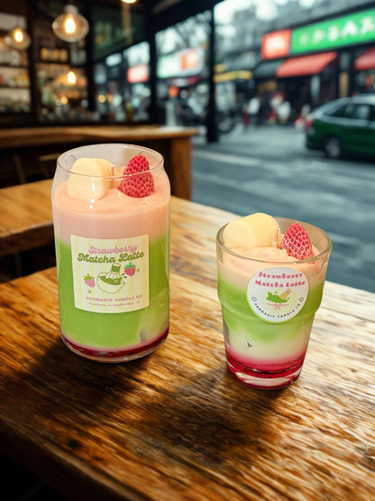 Strawberry Matcha Latte Candle