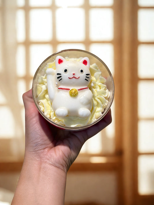 Lucky Cat Candle