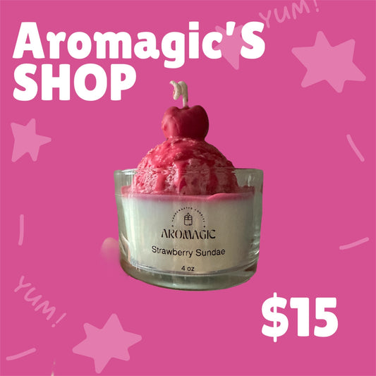 Strawberry Sundae Candle
