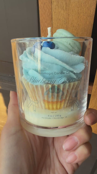 Blueberry Cupcake Candle