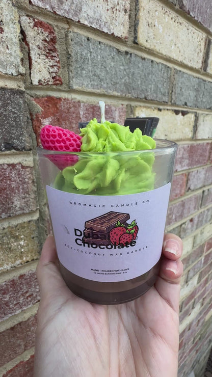 Dubai Chocolate Candle